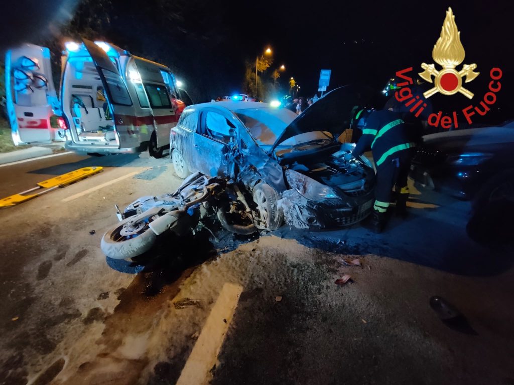 Incidente stradale a Brienno