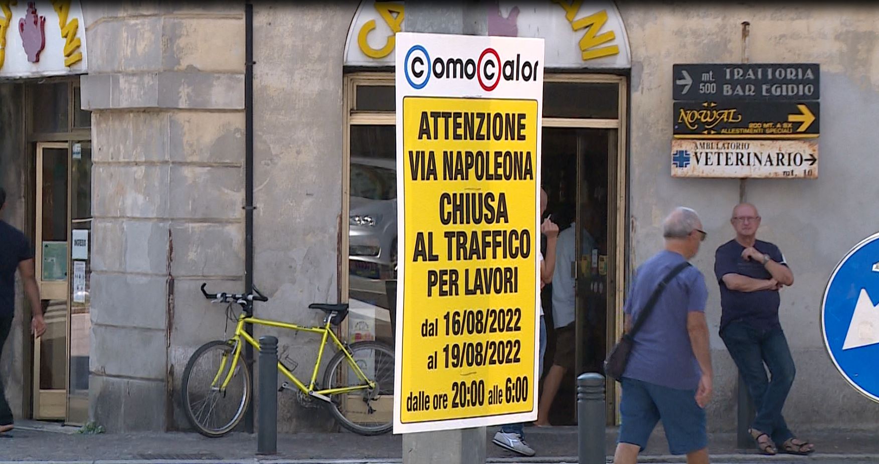 Da oggi in via Napoleona scatta la chiusura notturna