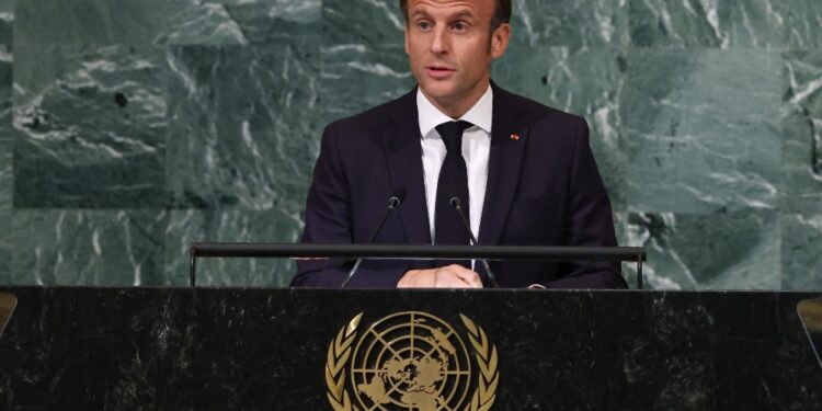 Presidente francese all'Assemblea generale Nazioni Unite