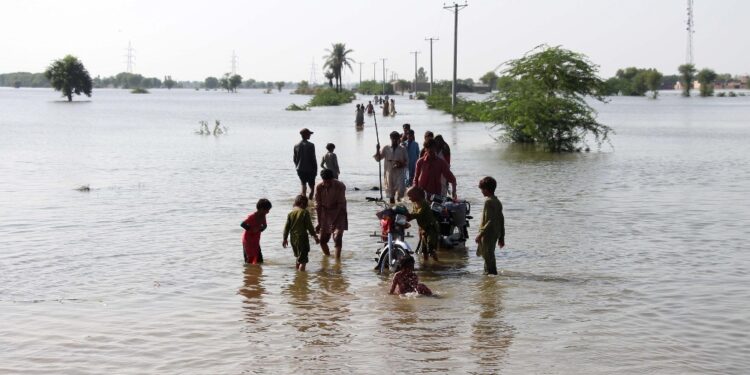 Paese devastato dalle inondazioni