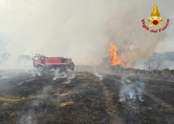 A Decimoputzu e Berchidda intervengono elicotteri e Canadair