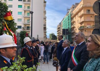 Cerimonia di commemorazione a Palermo sul luogo dell'agguato