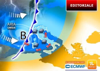 Maltempo da Nord a Sud
