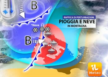 Domani fiocchi sulle Alpi anche sotto i 1500 metri.