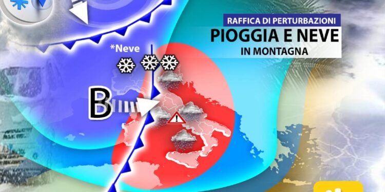 Domani fiocchi sulle Alpi anche sotto i 1500 metri.