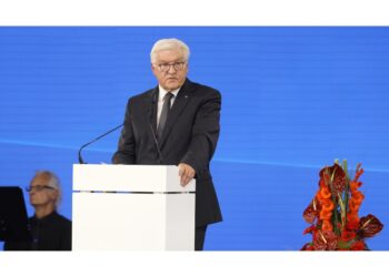 Presidente tedesco alla cerimonia di commemorazione della strage