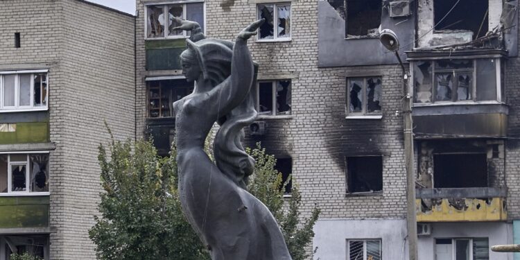 La città dell'Ucraina appena riconquistata alle forze filo-russe