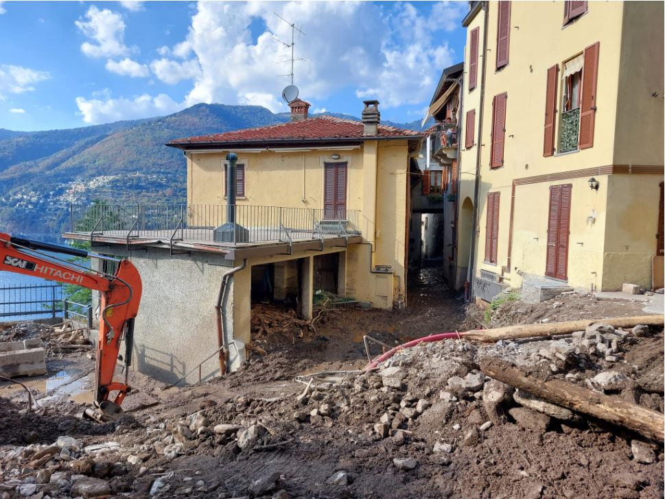 Blevio, la conta dei danni del maltempo. Un fiume di fango e detriti nella frazione di Sopravilla