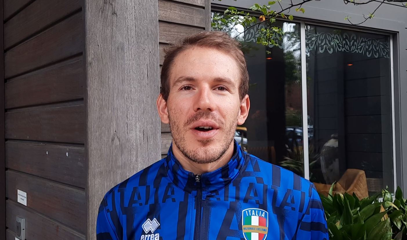 Il canturino Davide Ballerini domenica in gara ai Mondiali di ciclismo