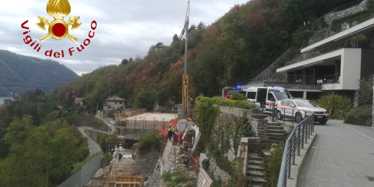 Moltrasio. Operai morti cantiere