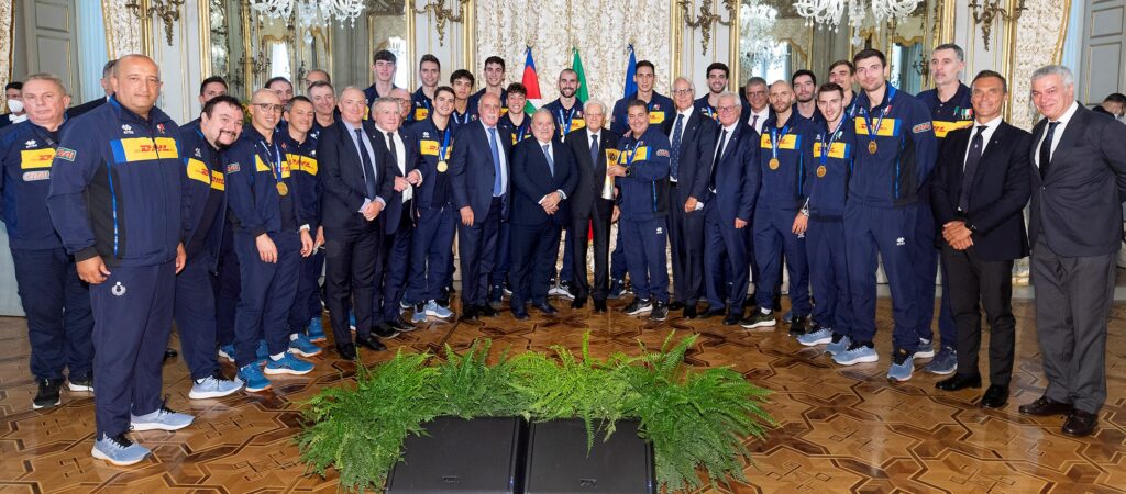 Nazionale pallavolo Quirinale