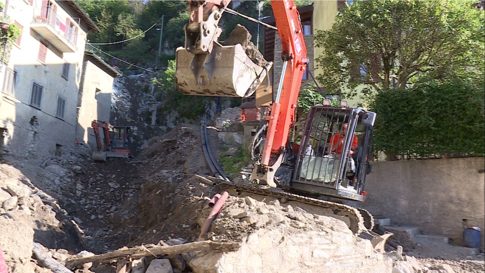 Blevio, i lavori dopo il nubifragio. Il sindaco: “Da lunedì operai in zona montana”