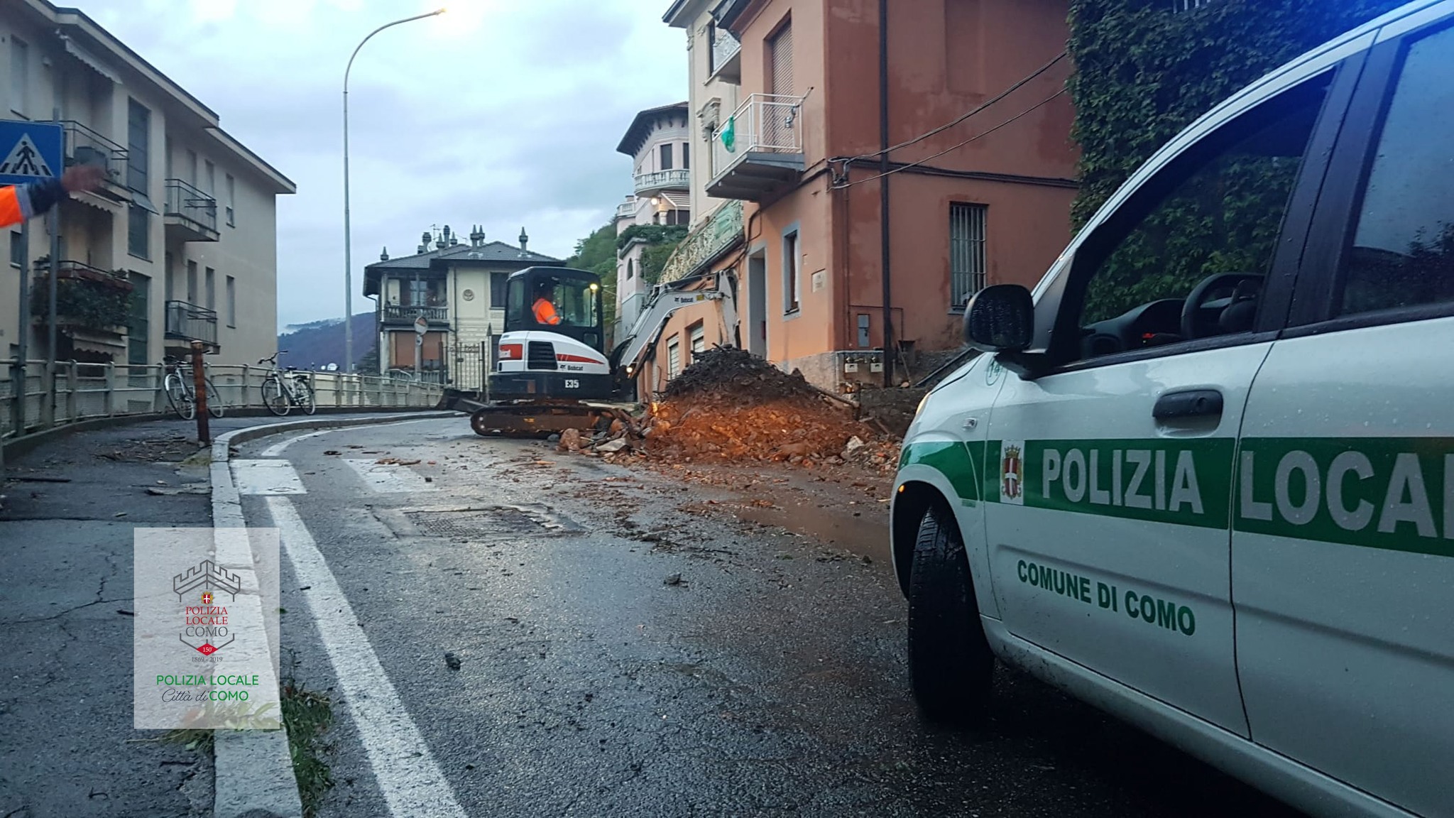 Maltempo nella notte, danni ingenti: Lariana chiusa fino a domani