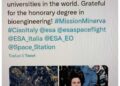 Dalla Ssi invia un saluto a Pavia e alla sua università