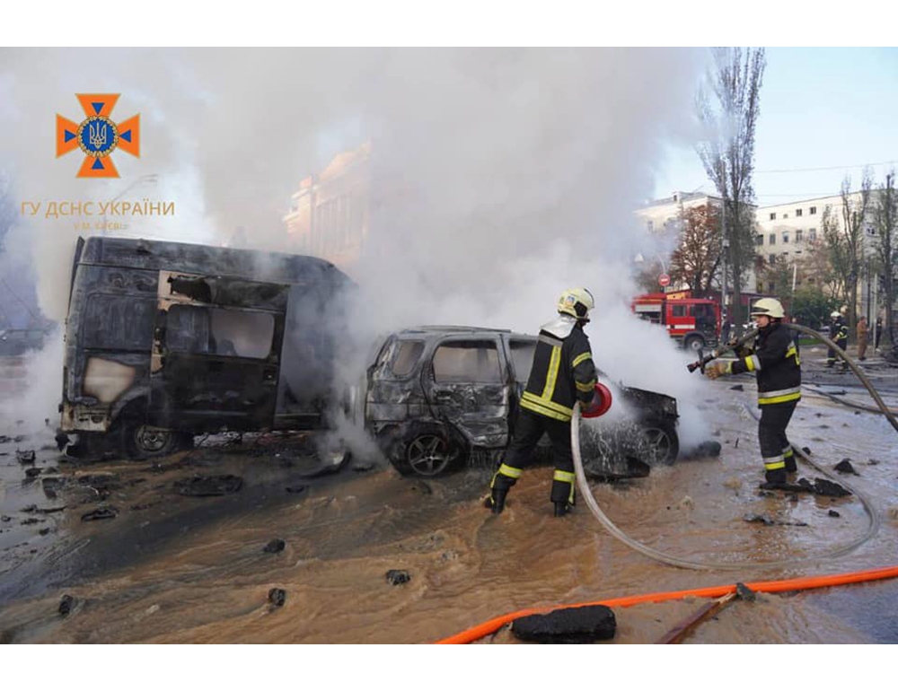 Attacco su Kiev, almeno cinque le esplosioni, vittime