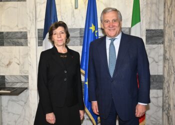 Ministro Esteri italiano incontra la sua omologa francese