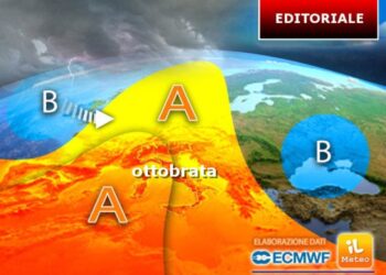 Lo zero termico a quota 4000 metri sulle Alpi