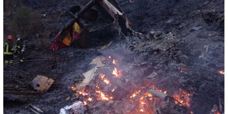 Aperta inchiesta sul disastro aereo e sulle cause dell'incendio