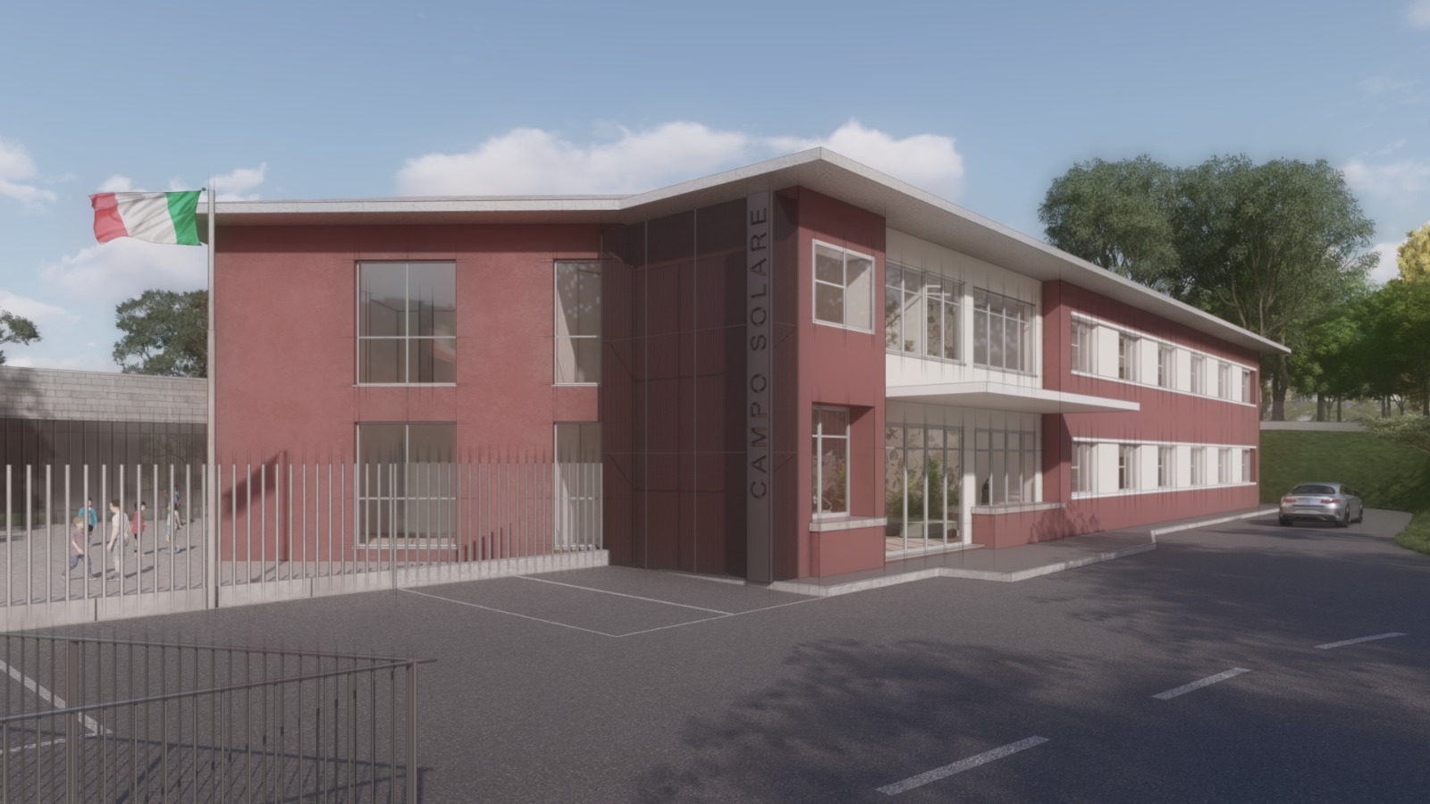 Cernobbio, la riqualificazione della scuola di Campo Solare. Obiettivo è la conclusione dei lavori nel 2023