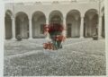 Il Comune addobbato con fiori e foglie di stagione