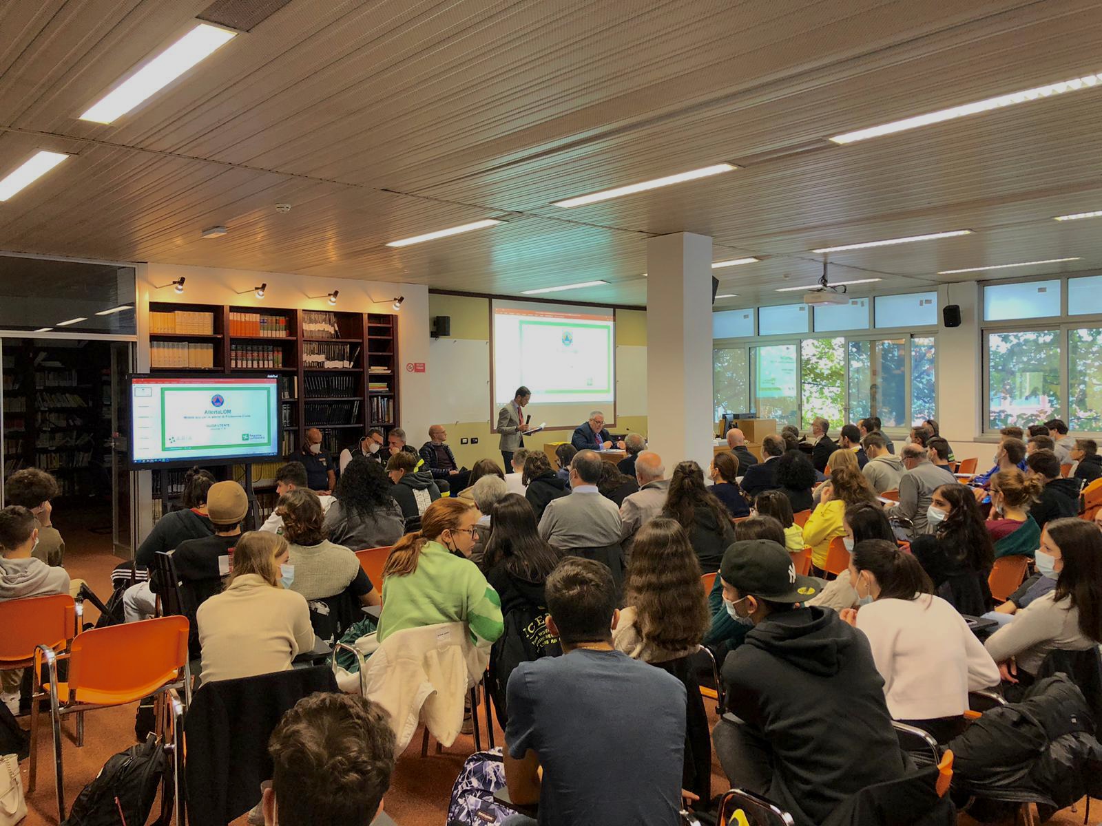 Settimana nazionale della Protezione Civile: oggi il dibattito con gli studenti