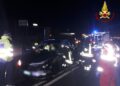 Questa sera lungo la tangenziale di Udine