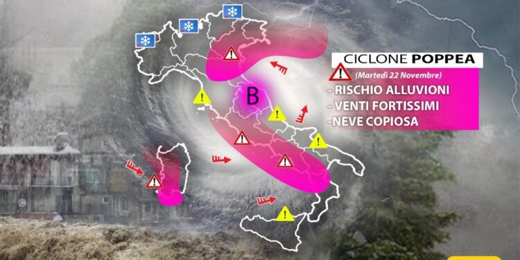 Nel pomeriggio perturbazione si sposta a Sud