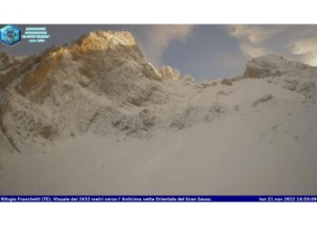 Tra minime registrate da rete Caput frigoris -8.0 al Franchetti