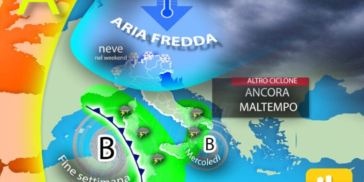 Raffiche fino a 60-70 km/h in prevalenza da Nord-Est