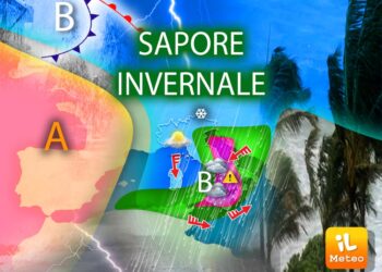 Torna la neve sulle Alpi. Acqua alta a Venezia
