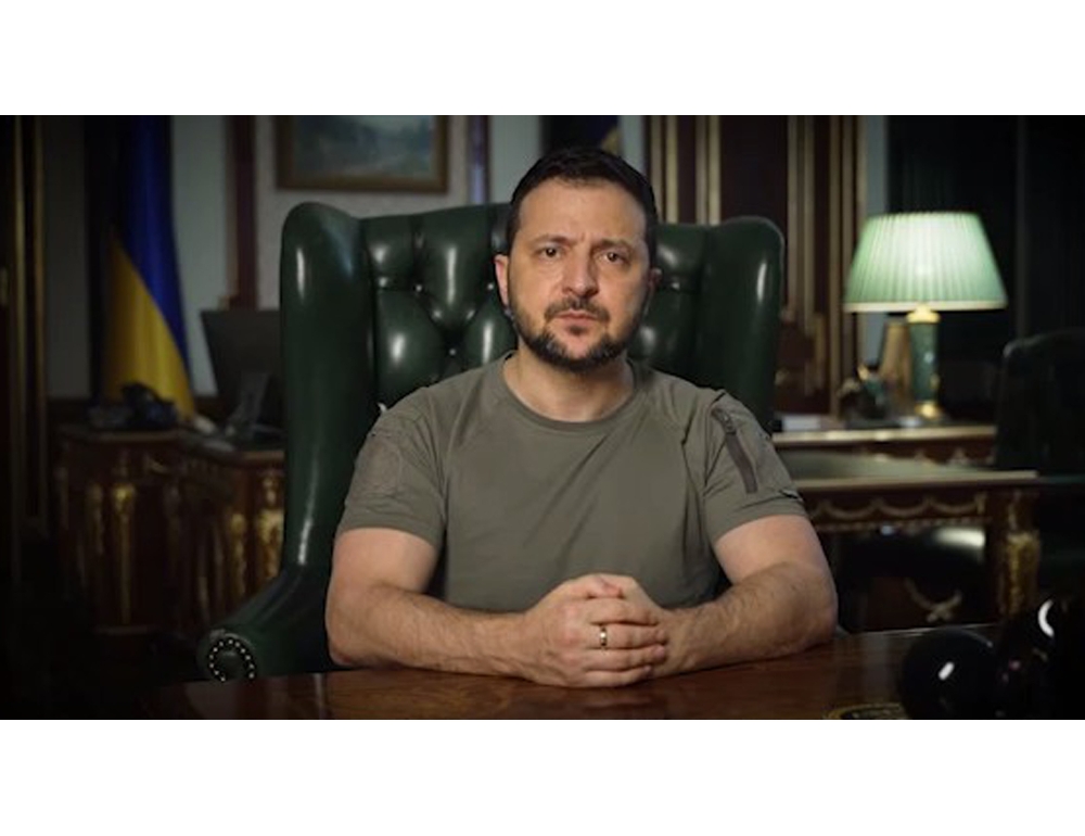 Zelensky,a Mykolaiv risposta cinica russi a nostri successi