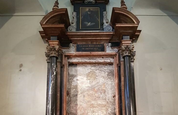 Restauro della chiesa di San Giacomo, scoperto un affresco inedito