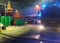 incendio in discarica