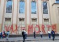 Imbrattato anche il Liceo Classico Cavour