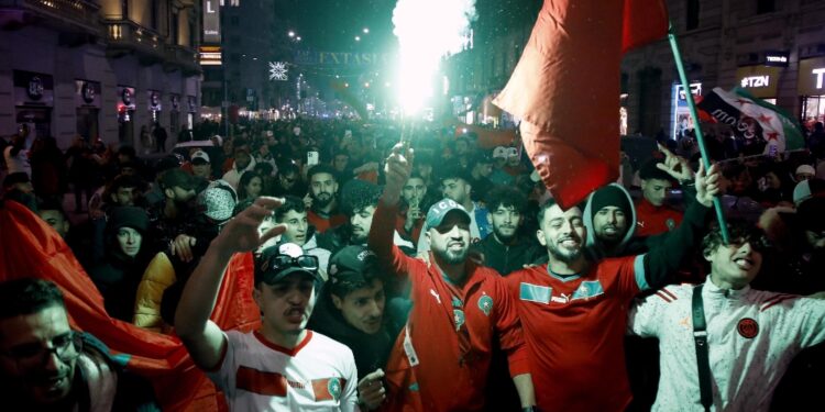 Ieri sera dopo partita Mondiali