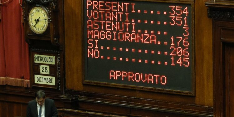 Via libera dell'Aula alla seduta fiume