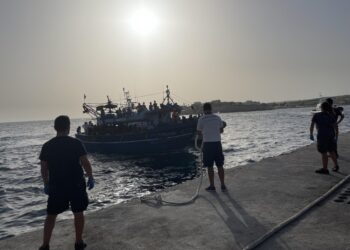 Lo sbarco registrato il 17 agosto scorso a Lampedusa