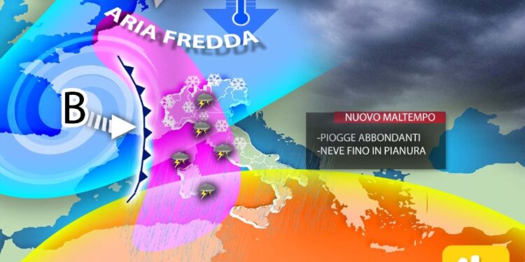 Oggi veloce perturbazione