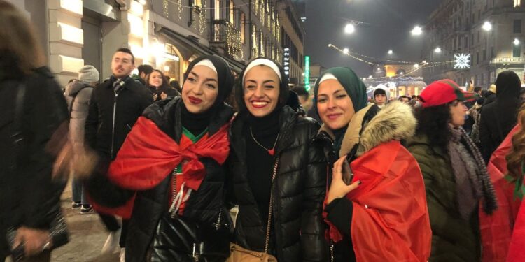 Migliaia in corso Buenos Aires per festeggiare semifinale