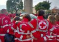 Decine di volontari in divisa a funerali Simone a Senigallia