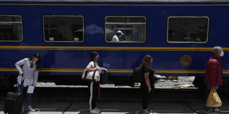 Dopo un tratto in treno