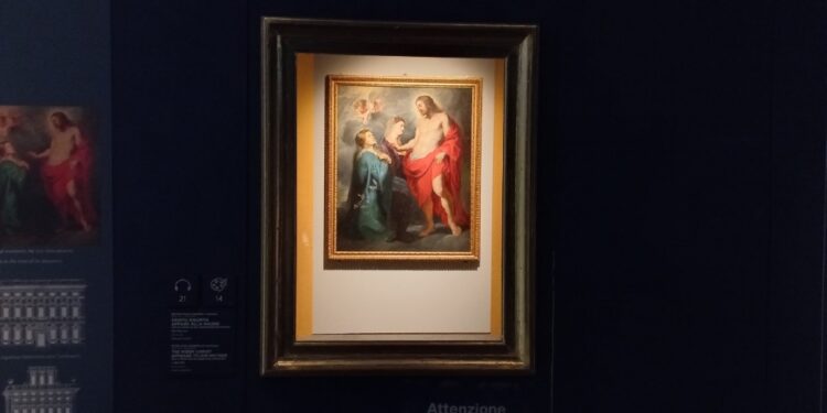 L'opera sarà esposta in modalità "quadro nel quadro".