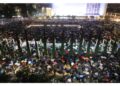 Protesta contro la revisione del sistema giudiziario