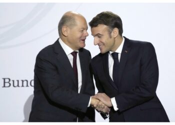 A fianco di Scholz per i 60 anni del Trattato dell'Eliseo