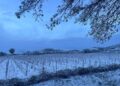 Imbiancate le colline nelle aree interne