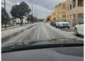 Subito spazzata via dalla pioggia