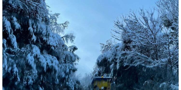 Sulle cime del Gennargentu oltre un metro di neve