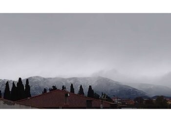 Imbiancate le colline e i monti attorno a Cagliari
