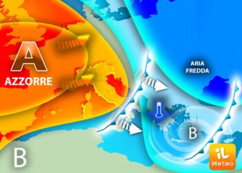 Grazie all'Anticiclone delle Azzorre sole e temperature più miti