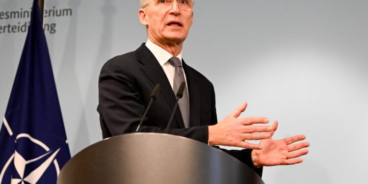 Tweet del segretario generale dell'Alleanza Jens Stoltenberg